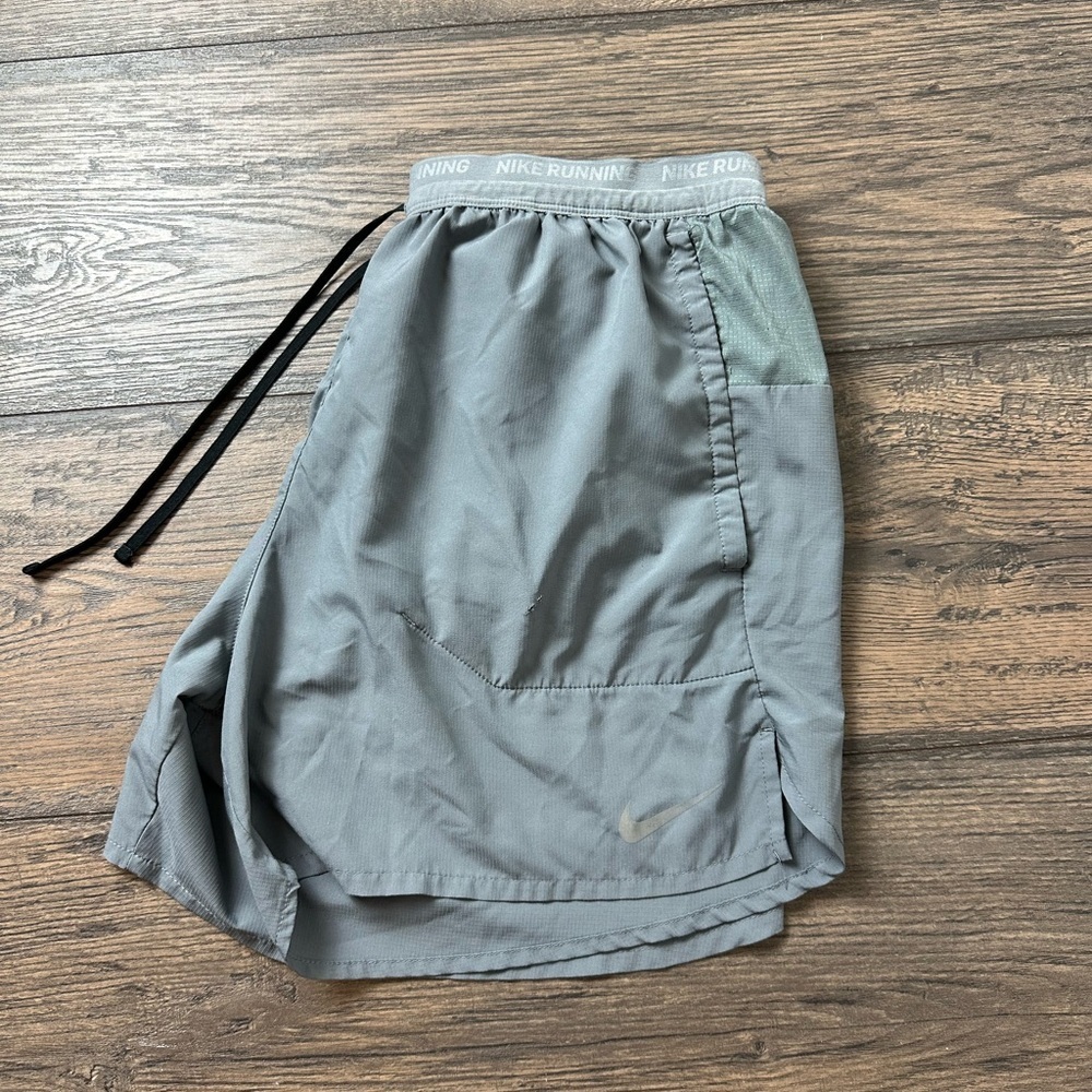 Nike Women's Athletic Gray Shorts - Picture 2 of 2